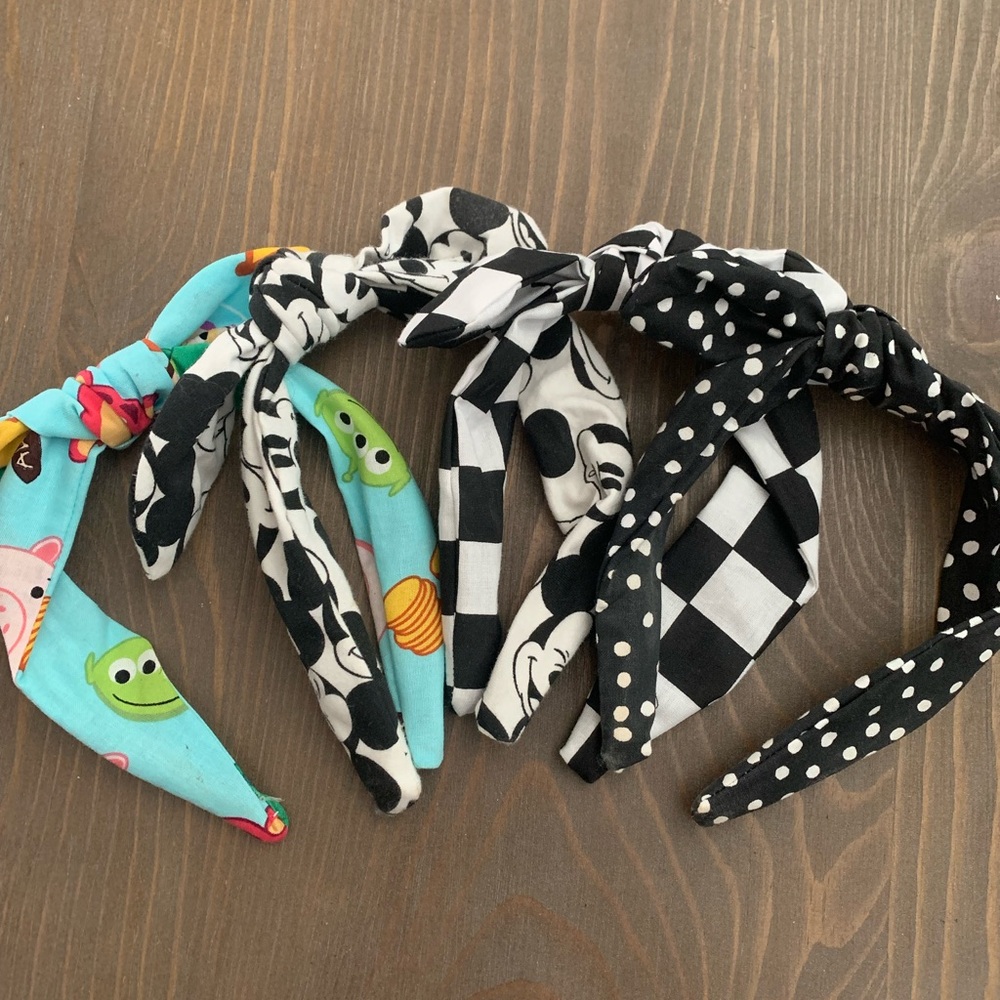 Colorful Cartoon and Black Patterned Headbands